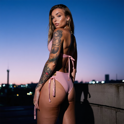 Rosé String Bikini