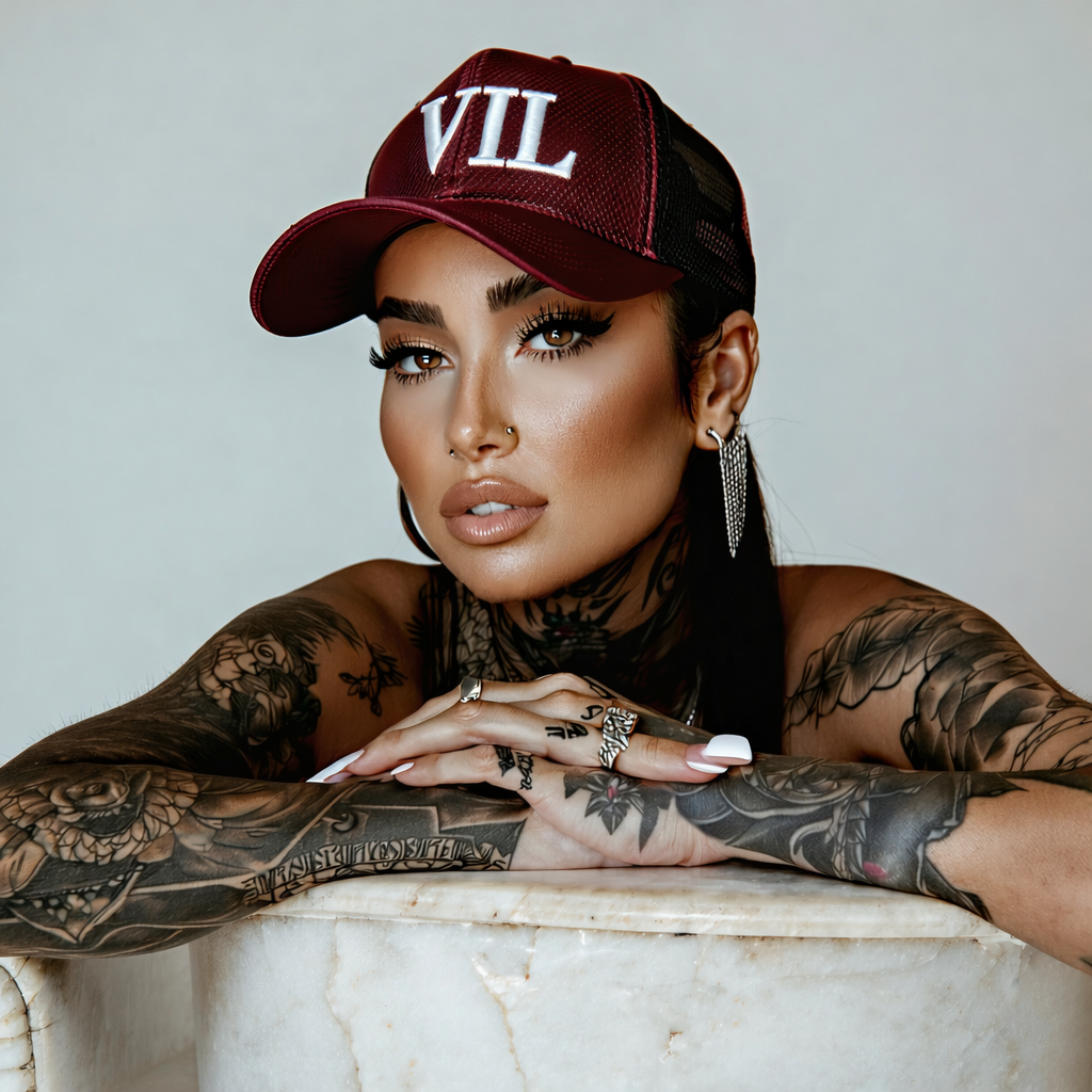 Crimson Trucker Cap