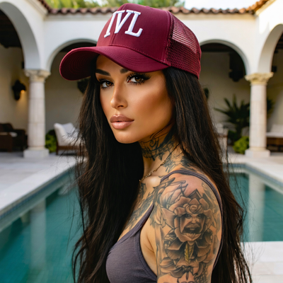 Crimson Trucker Cap