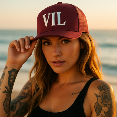 Crimson Trucker Cap