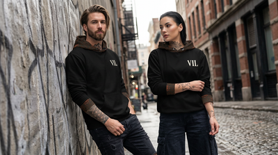Noir Lotus Hoodie