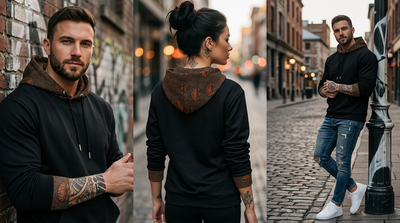 Noir Lotus Hoodie