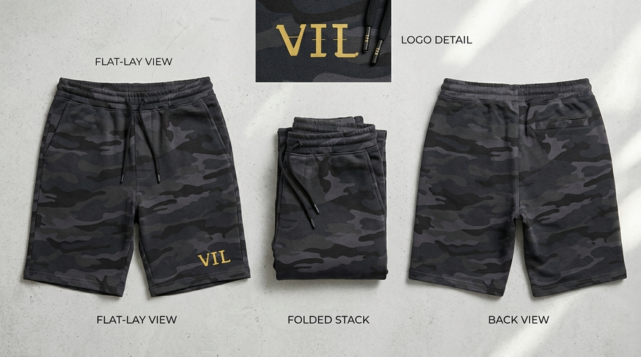 Midnight Camo Shorts